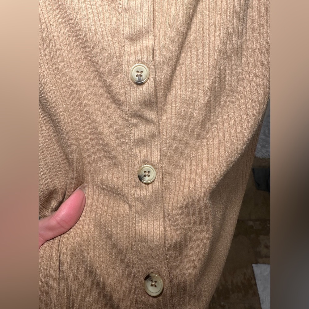 Ribbed maxi dress - Picture 4 of 6